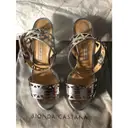 Patent leather sandals Bionda Castana