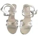 Silver Patent leather Sandals Free Lance