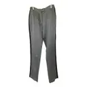 Silk straight pants Helmut Lang - Vintage