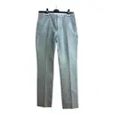 Silk trousers Yves Saint Laurent