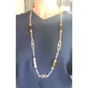 Silver long necklace Gucci - Vintage