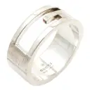 Icon silver ring Gucci