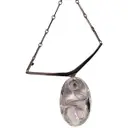 Silver necklace Lalique