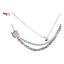 Buy Swarovski Silver necklace online