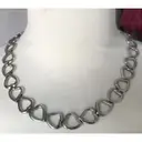 Silver necklace Yves Saint Laurent - Vintage