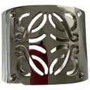 Silver Steel Bracelet Loewe