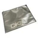 Vegan leather clutch bag Dkny