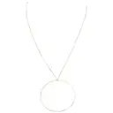 Circle white gold necklace Ginette Ny