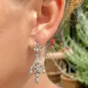 White gold earrings Harrods