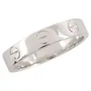 Love white gold ring Cartier