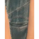 Turquoise Cotton - elasthane Jeans Balmain