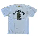 White Cotton T-shirt A Bathing Ape