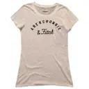 White Cotton Top Abercrombie & Fitch