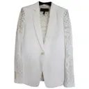 White Cotton Jacket Bcbg Max Azria