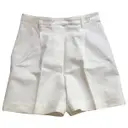 White Cotton Shorts Brunello Cucinelli