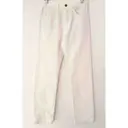 Buy Celine White Cotton Jeans online