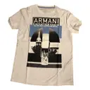 White Cotton T-shirt Armani Exchange