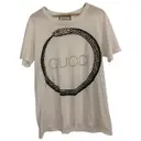 White Cotton T-shirt Gucci