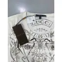 White Cotton T-shirt Gucci