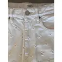 White Cotton Jeans Isabel Marant Etoile