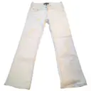 White Cotton Jeans Isabel Marant