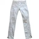 White Cotton Jeans Karen Millen