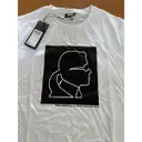White Cotton T-shirt Karl Lagerfeld