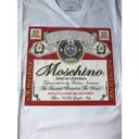 White Cotton T-shirt Moschino