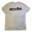 White Cotton T-shirt Moschino