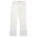 White Cotton Jeans Mother