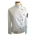 White Cotton Jacket Pierre Balmain - Vintage