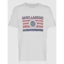 Buy Saint Laurent White Cotton T-shirt online