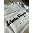 Buy Salvatore Ferragamo White Cotton T-shirt online