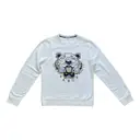 White Cotton Knitwear & Sweatshirt Tiger Kenzo