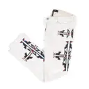 White Cotton Trousers Isabel Marant