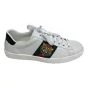 Ace leather low trainers Gucci