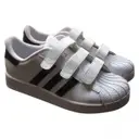 White Leather Trainers Adidas