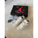 Air Jordan 4 leather trainers Nike x Off-White