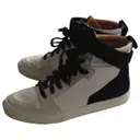 Leather high trainers Ami