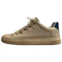 Arena leather low trainers Balenciaga
