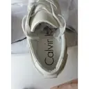 Leather low trainers Calvin Klein