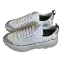 Leather low trainers Carshoe
