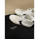 Triomphe leather high trainers Celine