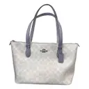 CITY ZIP TOTE leather tote Coach