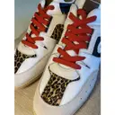 Leather trainers Coach