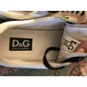 Leather low trainers D&G
