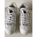 Leather trainers Dsquared2