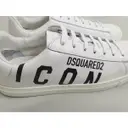 Leather low trainers Dsquared2
