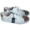 Leather low trainers eleventy