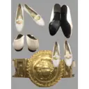Leather flats Gianni Versace - Vintage